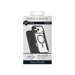 Force Case - Étui à rabat pour iPhone 17 Pro Max - noir