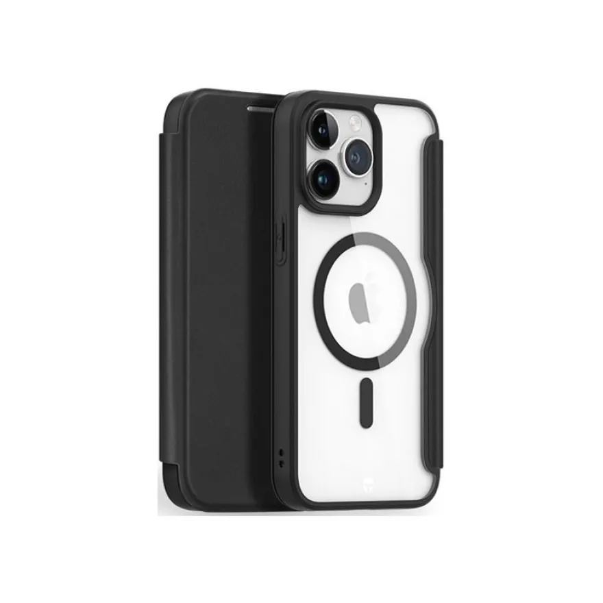 Force Case - étui folio pour Apple iPhone 15 Pro Max - noir