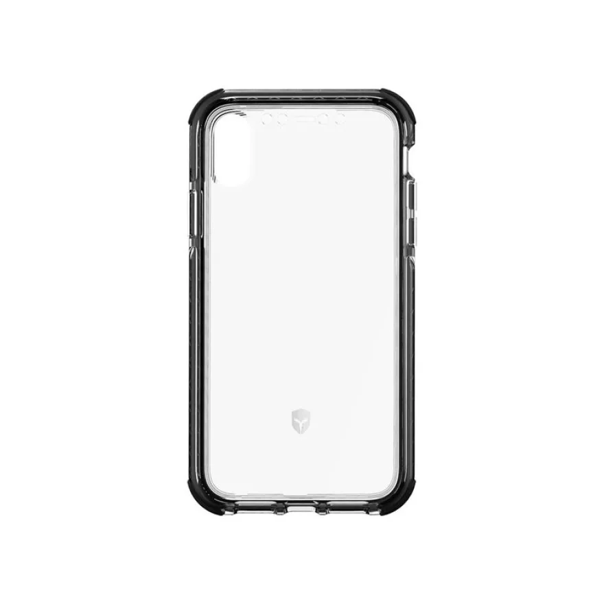 Force Case Urban 360° - coque intégrale de protection pour iPhone XS MAX - transparent/gris foncé