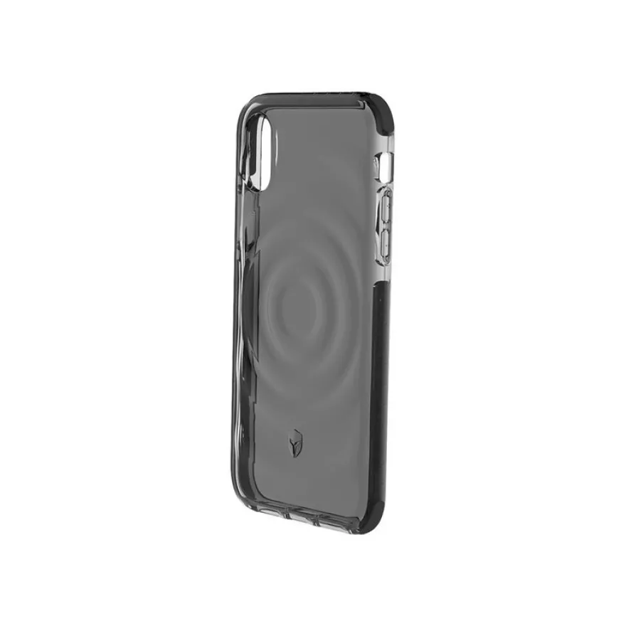 Force Case Urban - Coque de protection pour iPhone X/XS - transparent/gris foncé