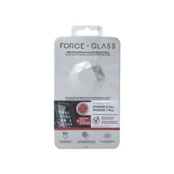 Force Glass - Protection d'écran - verre trempé pour iPhone 7+/8+