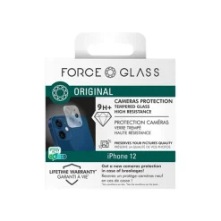 Force Glass Original - protection d'écran caméra - verre trempé pour iPhone 12 - transparent