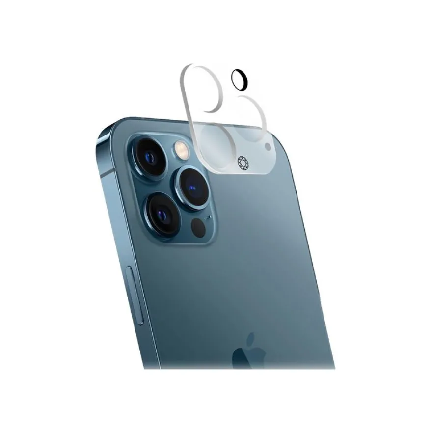 Force Glass Original - protection d'écran caméra - verre trempé pour iPhone 12 Pro - transparent