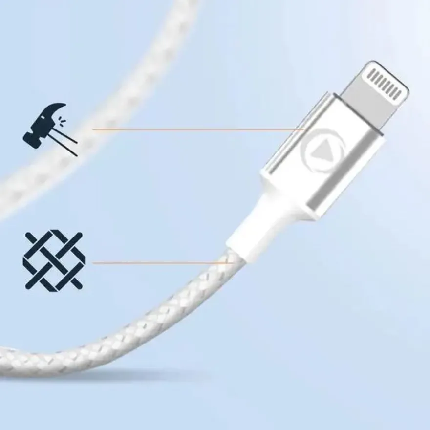 Force Play - Kit main libre - écouteur filaire - blanc