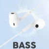 Force Play - Kit main libre - écouteur filaire - blanc