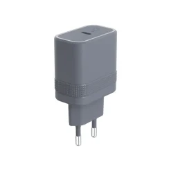 Force Power - Adaptateur secteur - UltraGaN technology - 65 Watt - PD (24 pin USB-C) - gris