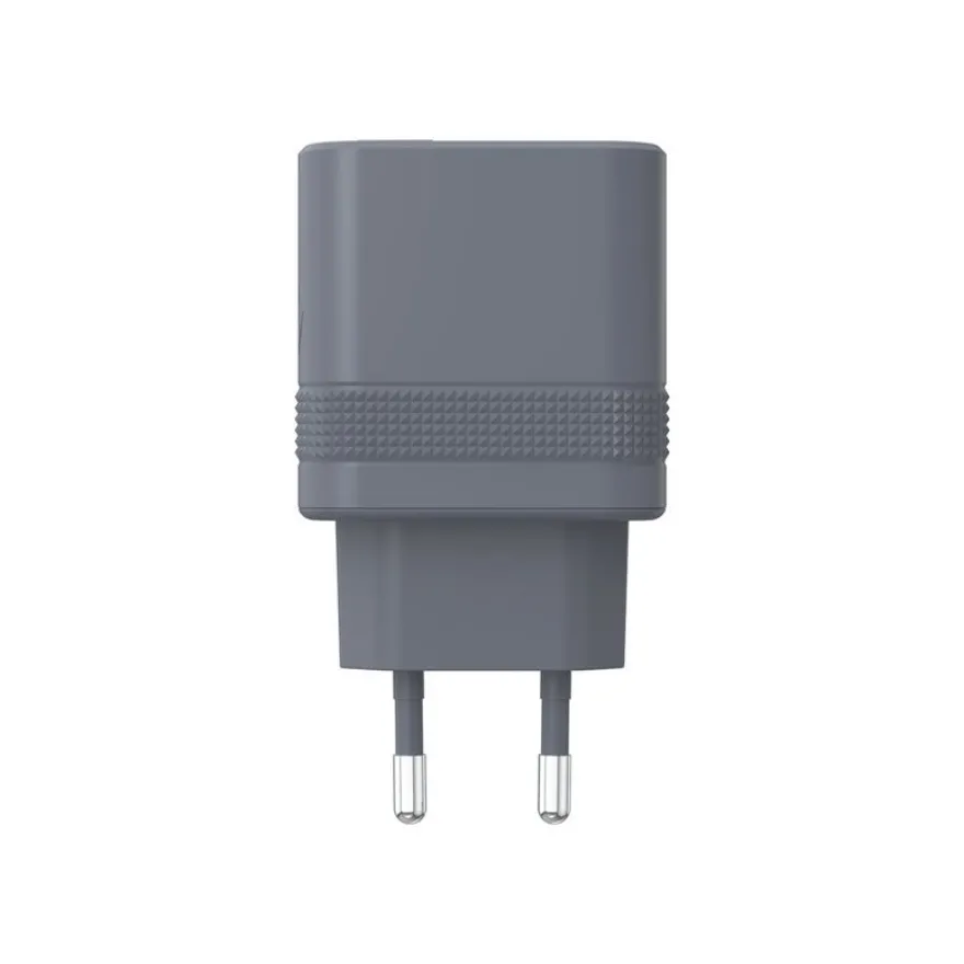 Force Power - Adaptateur secteur - UltraGaN technology - 65 Watt - PD (24 pin USB-C) - gris