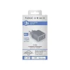 Force Power - Adaptateur secteur - technologie GaN - 45 Wh - PD - 2 connecteurs de sortie (USB, 24 pin USB-C) - gris
