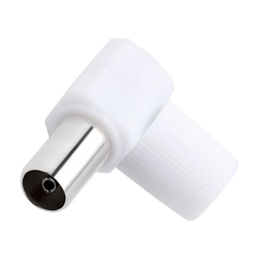 Force Power Lite - Adaptateur d'antenne - IEC connector (9.52mm) femelle incliné - blanc