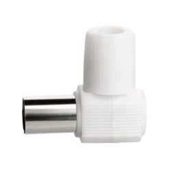 Force Power Lite - Adaptateur d'antenne - IEC connector (9.52mm) femelle incliné - blanc