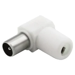 Force Power Lite - Adaptateur d'antenne - IEC connector (9.52mm) mâle incliné - blanc