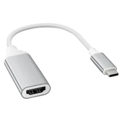 Force Power Lite - Adaptateur vidéo - 24 pin USB-C mâle pour HDMI femelle - noir - support pour 4K60Hz (3840 x 2160)