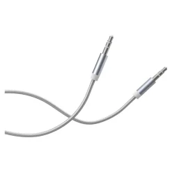 Force Power Lite - Câble audio - mini-phone stereo 3.5 mm mâle pour mini-phone stereo 3.5 mm mâle - 1.2 m - blanc - câble renforcé