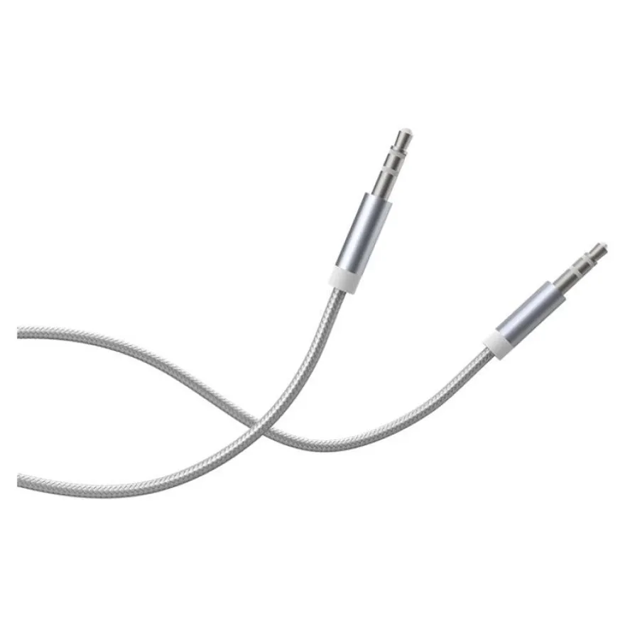 Force Power Lite - Câble audio - mini-phone stereo 3.5 mm mâle pour mini-phone stereo 3.5 mm mâle - 1.2 m - blanc - câble renforcé
