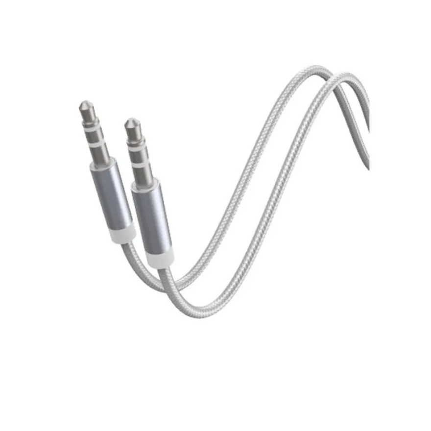 Force Power Lite - Câble audio - mini-phone stereo 3.5 mm mâle pour mini-phone stereo 3.5 mm mâle - 3 m - blanc - câble renforcé