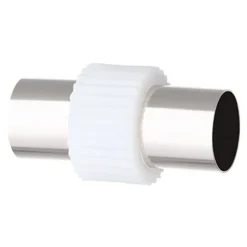 Force Power Lite - Câble d'antenne - IEC connector (9.52mm) mâle incliné pour IEC connector (9.52mm) femelle incliné - 2 m - blanc