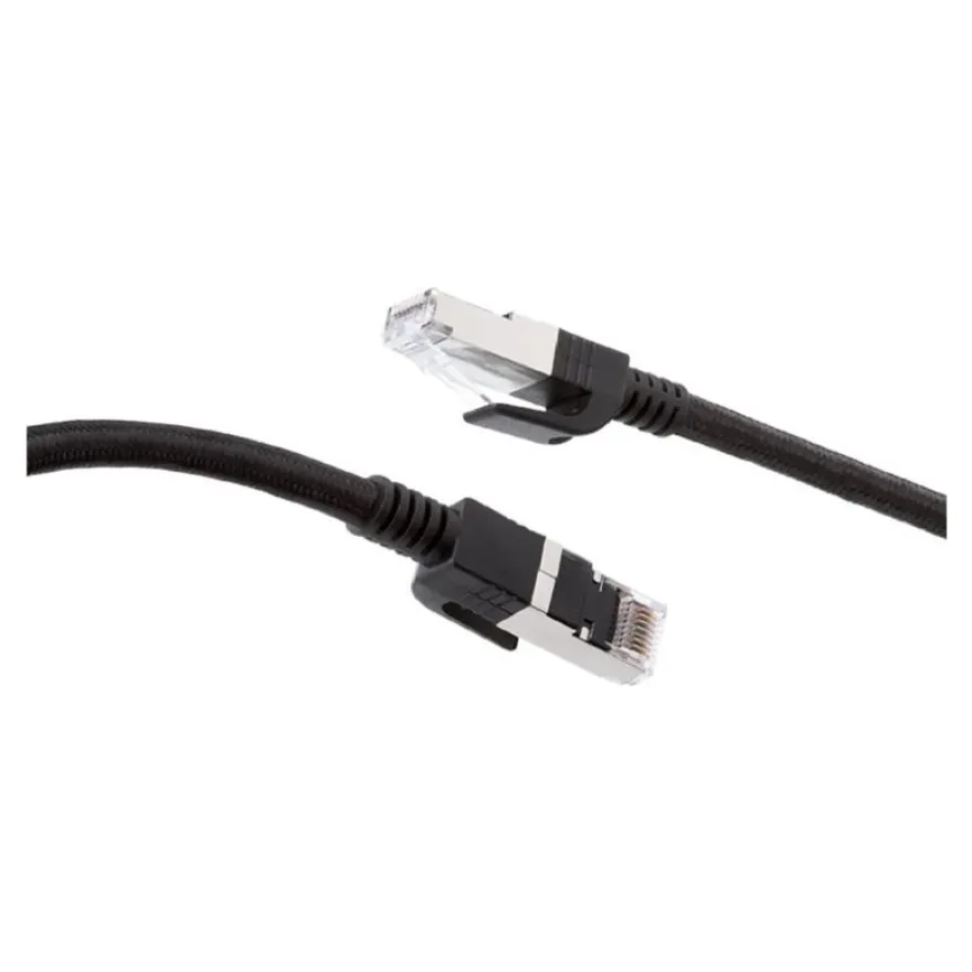 Force Power Lite - Câble Ethernet RJ-45 CAT 8 S/FTP - 1.5 m - noir