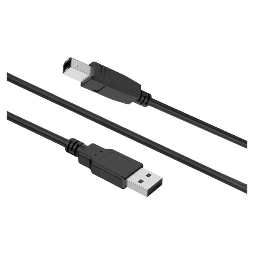 Force Power Lite - Câble USB (M) pour USB type B (M) - USB 2.0 - noir