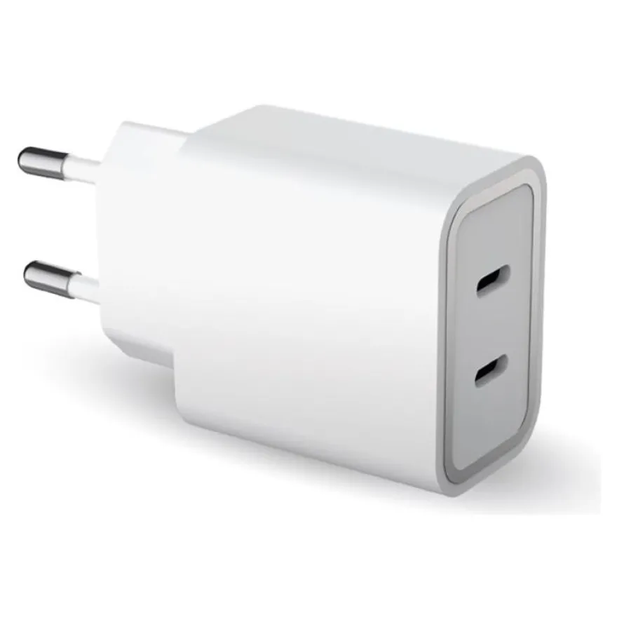 Force Power Lite - chargeur secteur pour smartphone - 45W (20+25W) - Power Delivery - Blanc - Garanti à vie