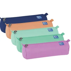 Fourre-tout rond classique oxford fancy assorti- Hamelin