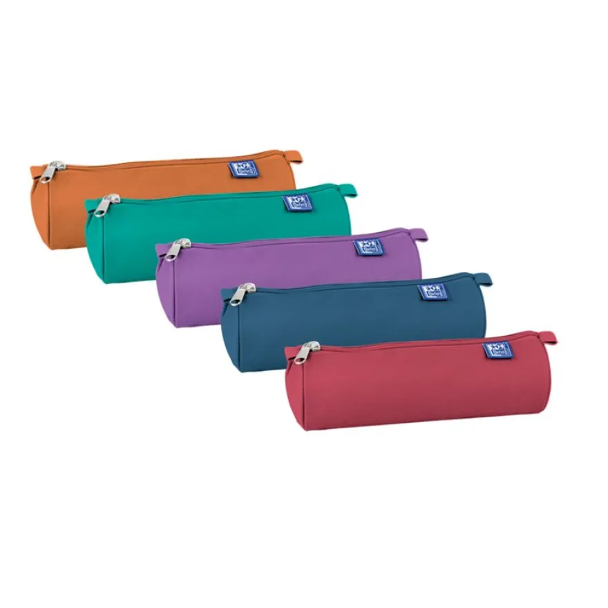 Fourre-tout rond classique oxford fancy assorti- Hamelin