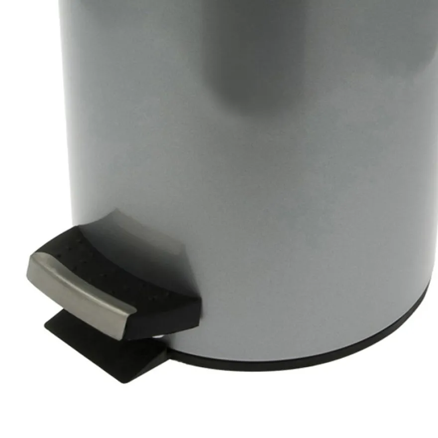 Frandis - Poubelle de salle de bain - 3L - gris