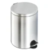 Frandis - Poubelle ronde en inox - 20L