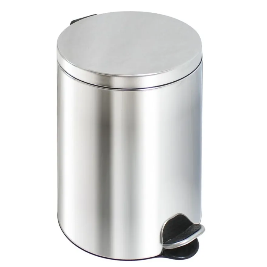 Frandis - Poubelle ronde en inox - 20L