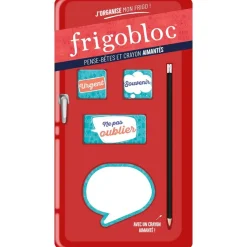 FRIGOBLOC - PENSE-BÊTES ET CRAYON AIMANTÉS