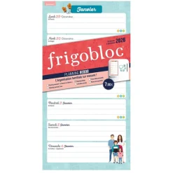 FRIGOBLOC - PLANNING HEBDO (de janv. à déc 2026)
