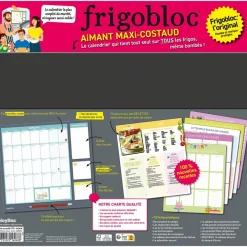 Frigobloc Mensuel - Calendrier d'organisation familiale / mois