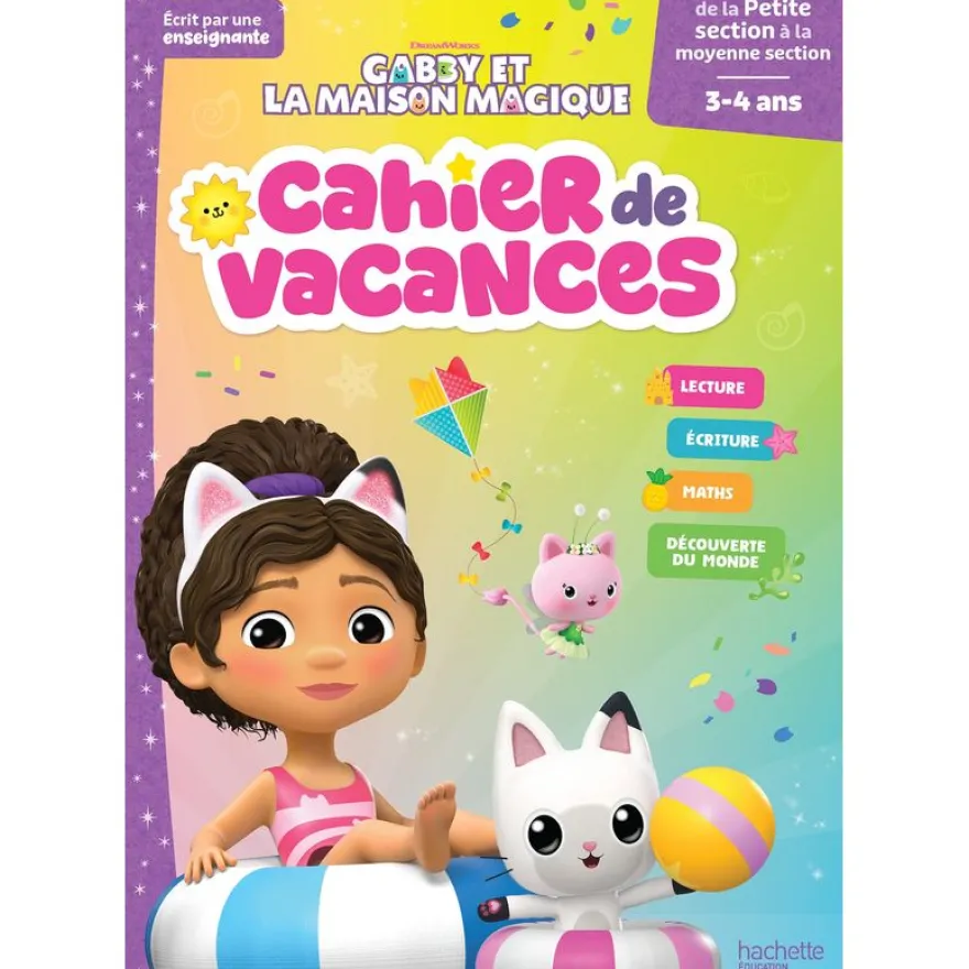 Gabby et la maison magique - Cahier de vacances - De la Petite Section à la Moyenne Section
