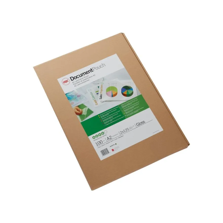 GBC - 100 pochettes de plastification A2 (426 x 600 mm) 125 microns