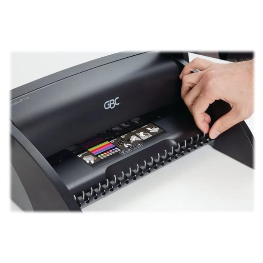 GBC CombBind C110 - machine à relier / relieuse perforeuse manuelle - perfore 12 feuilles - relie 195f