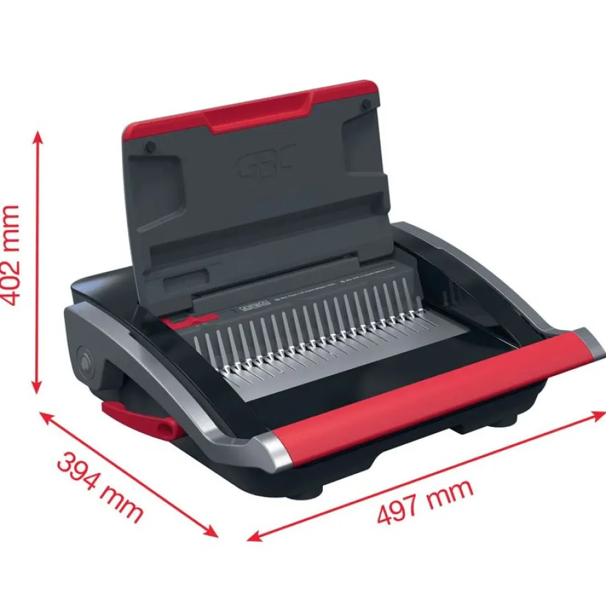 GBC CombBind CB25 - machine à relier / relieuse perforeuse manuelle - perfore 25 feuilles - relie 390f