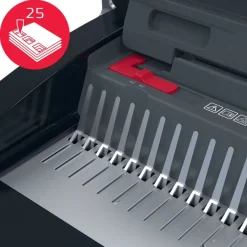 GBC CombBind CB25 - machine à relier / relieuse perforeuse manuelle - perfore 25 feuilles - relie 390f