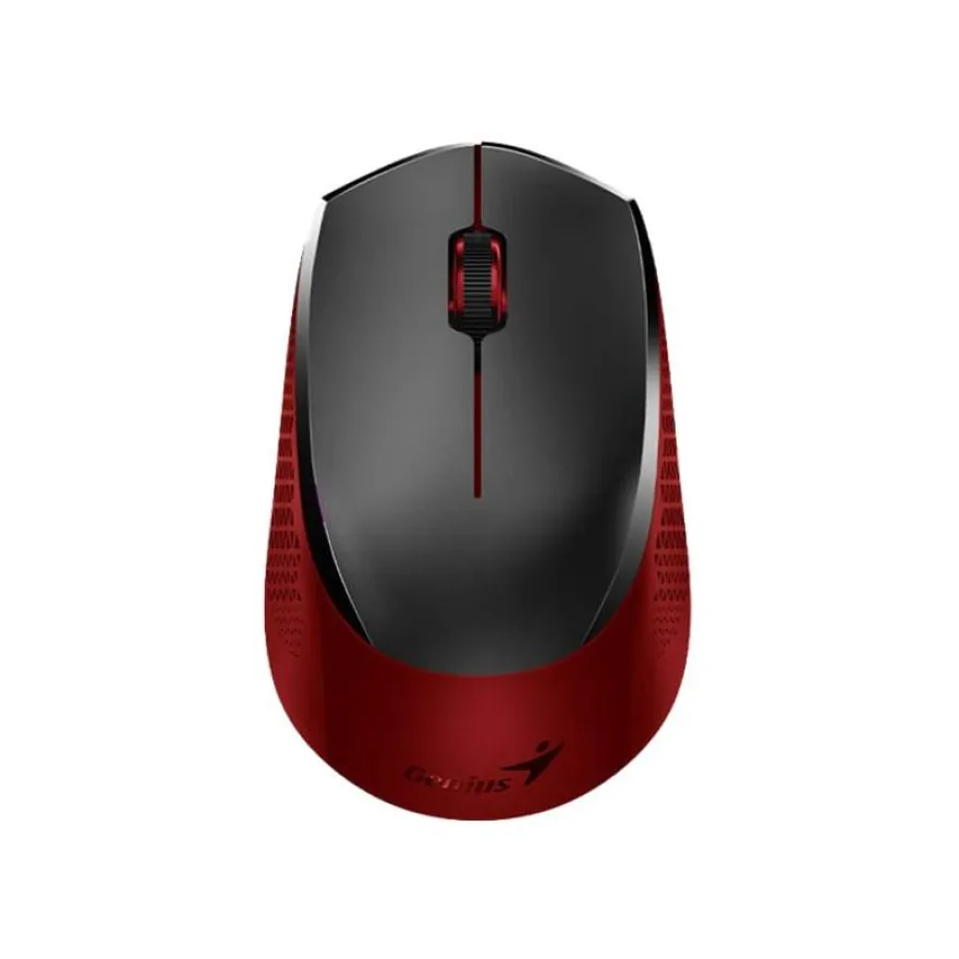 Genius - souris sans fil - silencieuse - noir et rouge