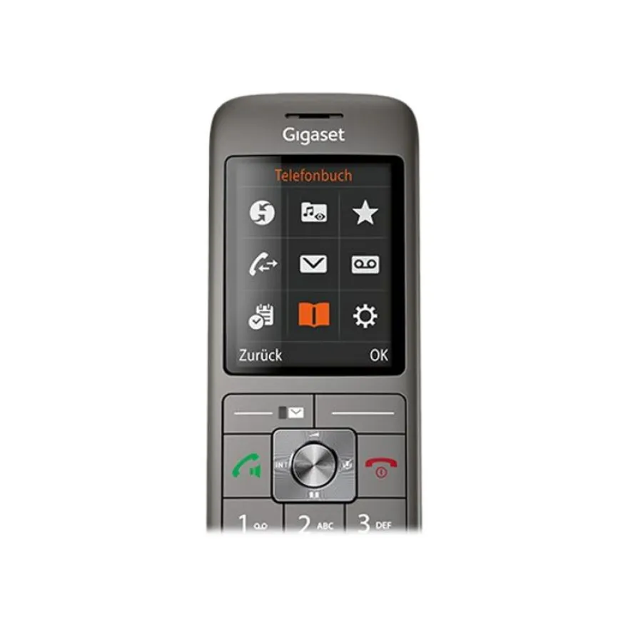 Gigaset - téléphone sans fil + combiné supplémentaire - anthracite