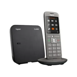 Gigaset - téléphone sans fil + combiné supplémentaire - anthracite