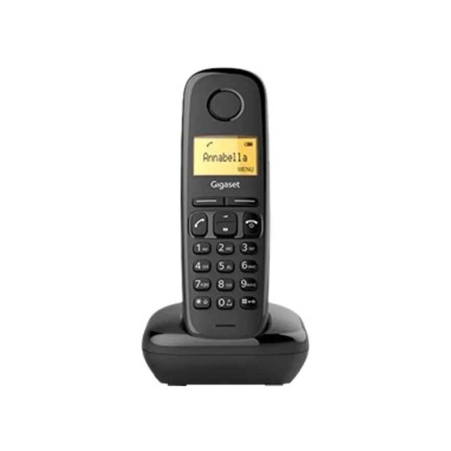 Gigaset A170 Duo - téléphone sans fil + combiné supplémentaire - noir