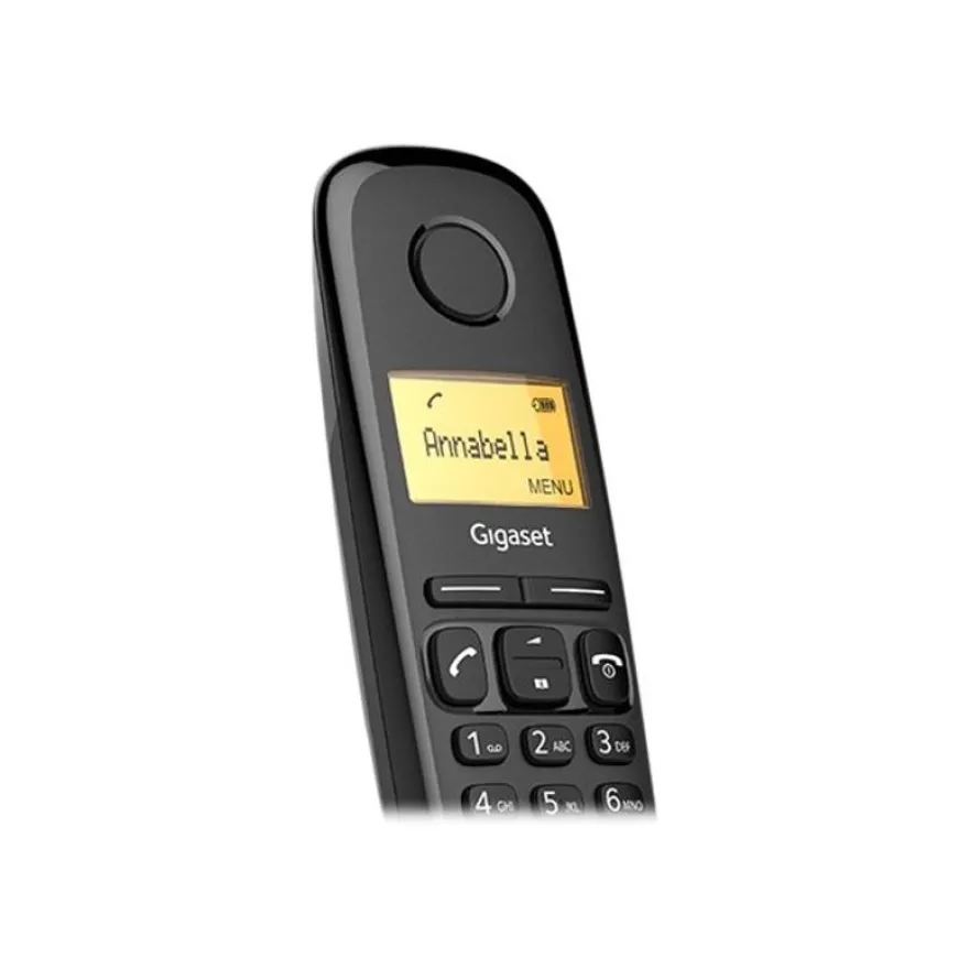 Gigaset A170 Duo - téléphone sans fil + combiné supplémentaire - noir
