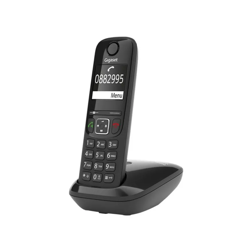 Gigaset AS690 - téléphone sans fil - noir