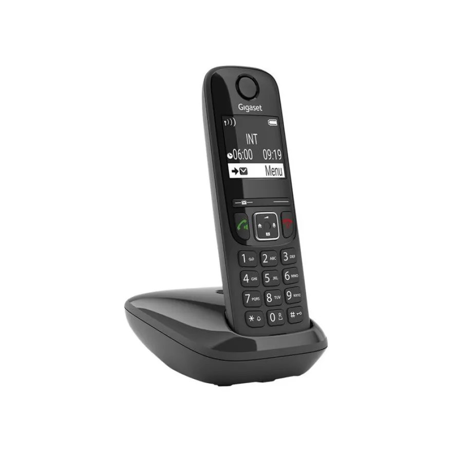 Gigaset AS690 - téléphone sans fil - noir