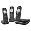 Gigaset AS405A Trio - téléphone sans fil - système de répondeur avec ID d'appelant + 2 combinés supplémentaires
