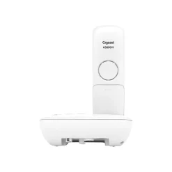 Gigaset AS690A Trio - téléphone sans fil + 2 combinés supplémentaires - avec répondeur - blanc