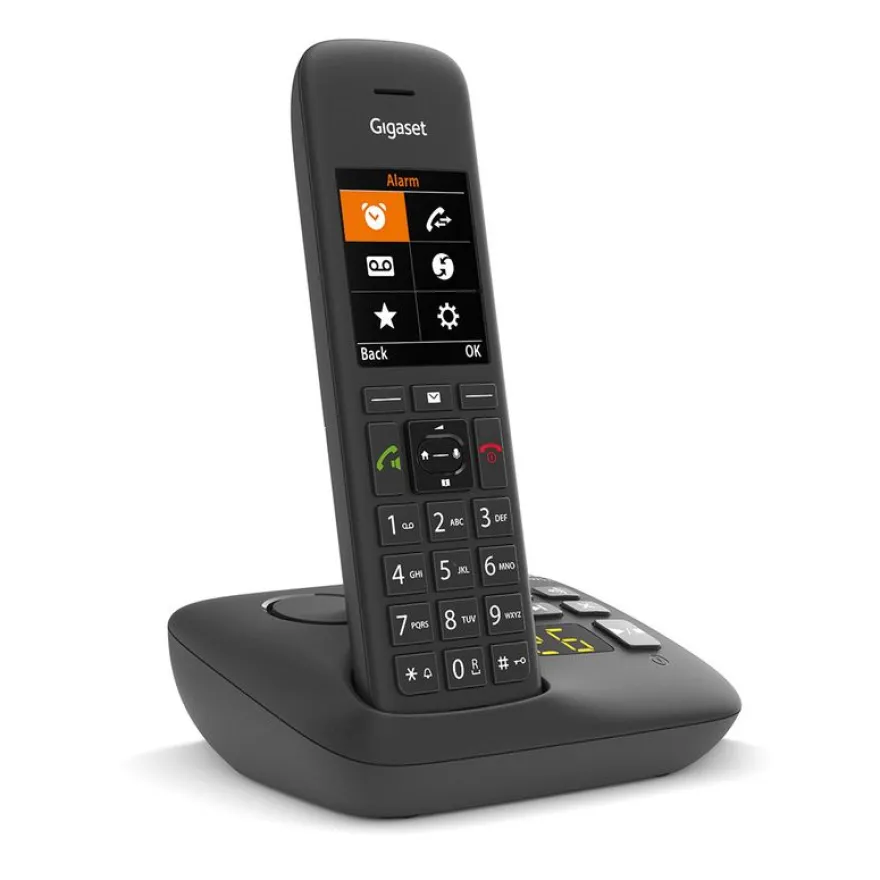 Gigaset C575A - téléphone sans fil avec répondeur - noir