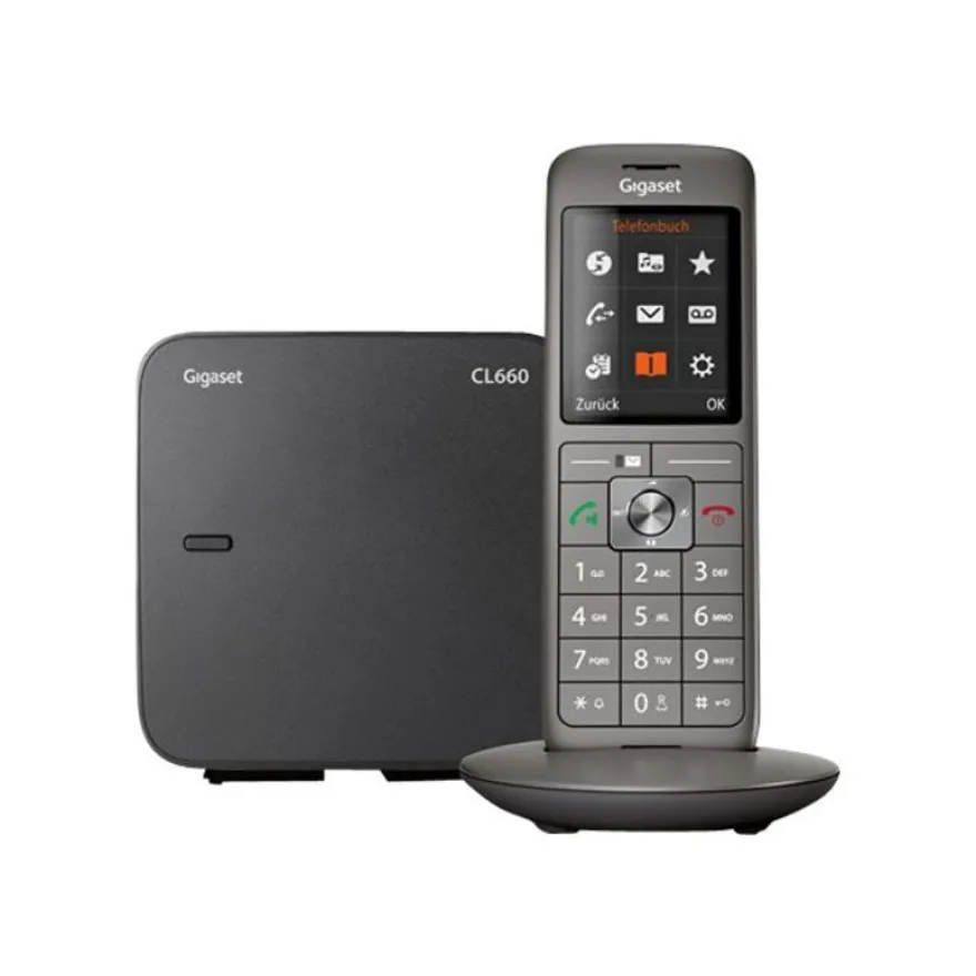 Gigaset CL660 - téléphone sans fil - anthracite