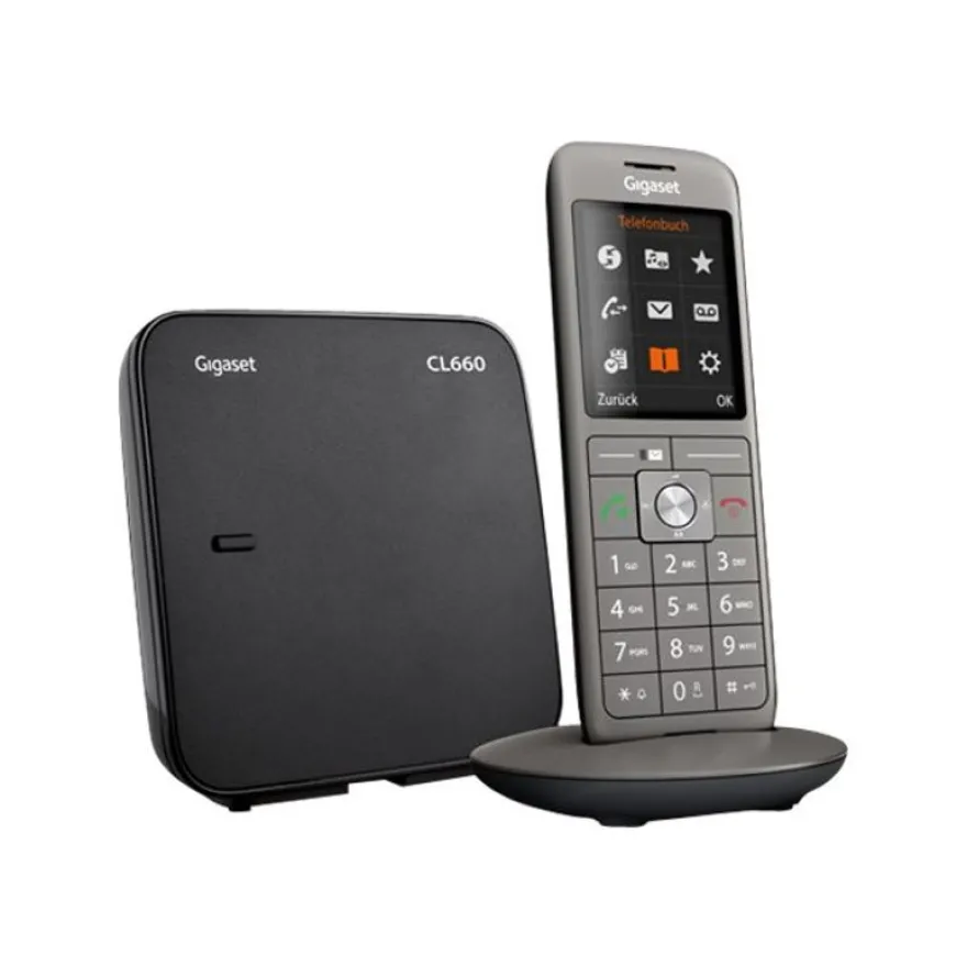 Gigaset CL660 - téléphone sans fil - anthracite