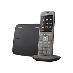 Gigaset CL660A Trio - téléphone sans fil - avec répondeur + 2 combinés supplémentaires - noir