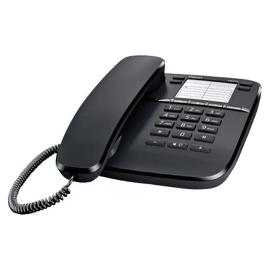 Gigaset DA410 - téléphone filaire - noir